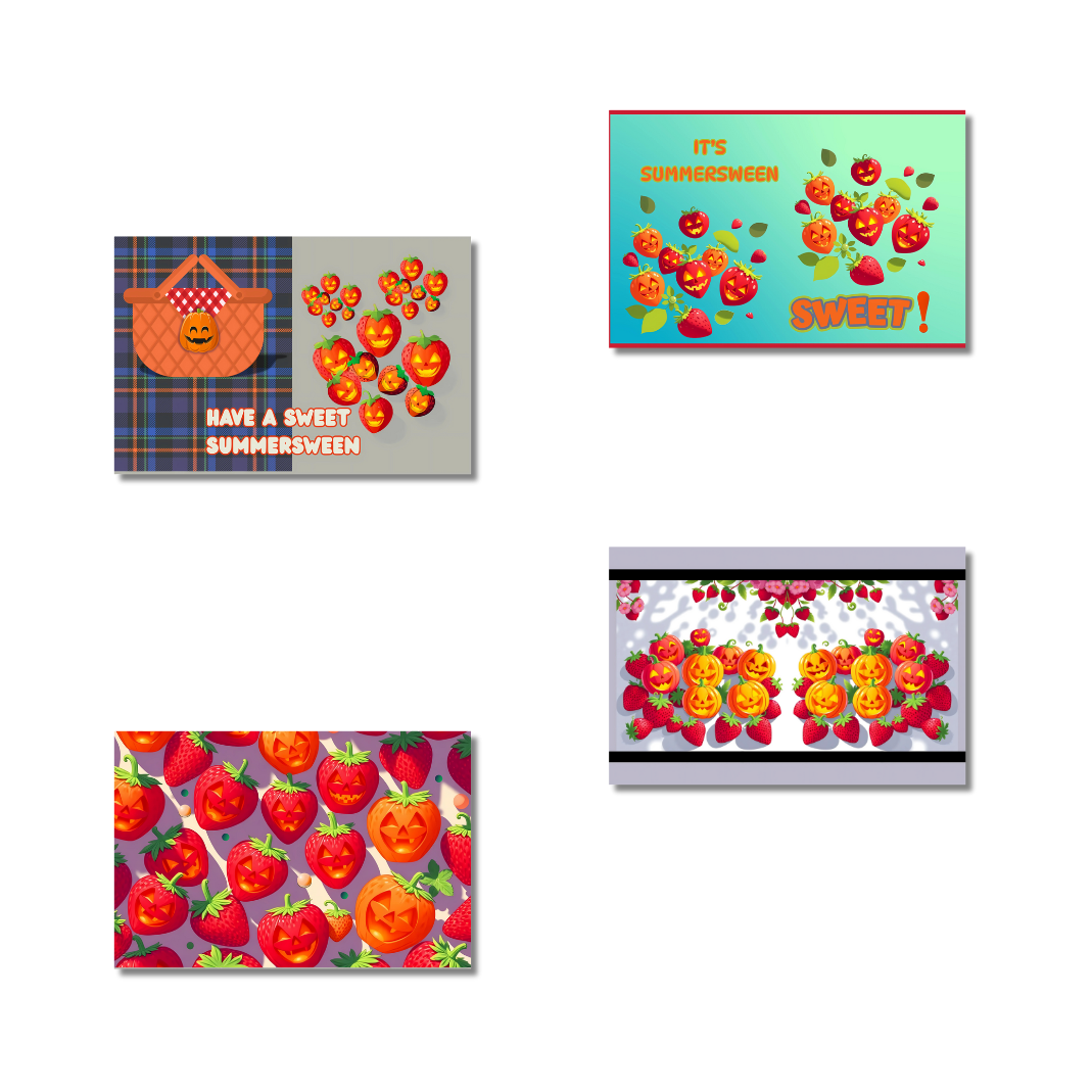 Summersween Decor Magnets