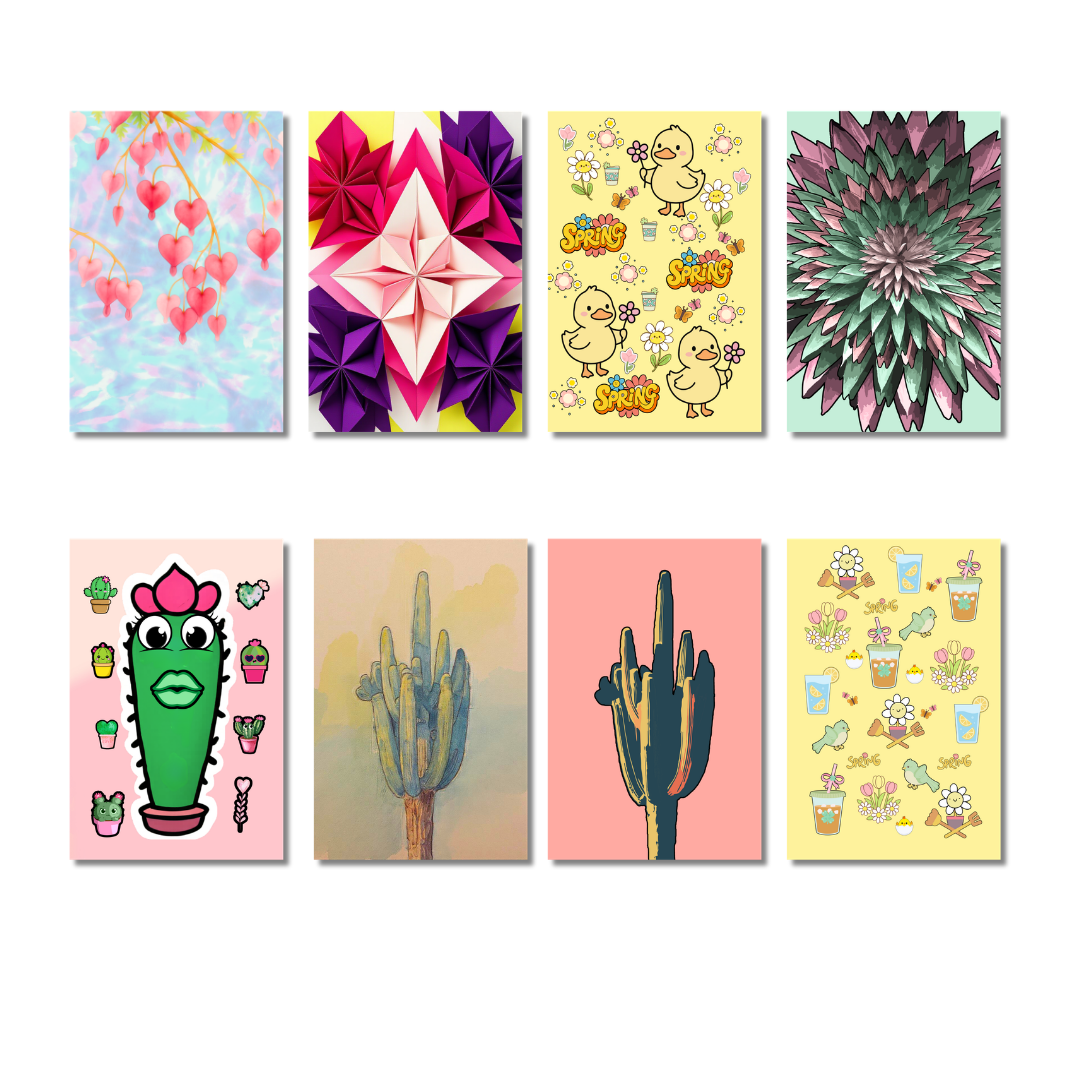 Spring Fridge Magnet Set