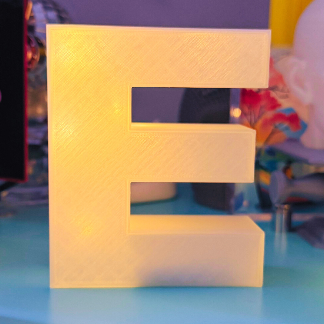 Letter Lights Sign - Light Up Alphabet Letter for Locker, Home, or Wedding Decor