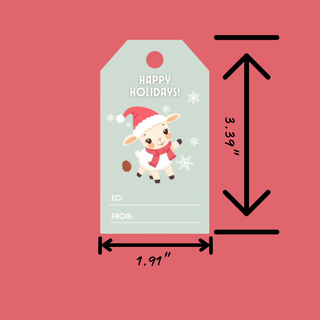 PictureThisPasadena Printed & Shipped Christmas Tags