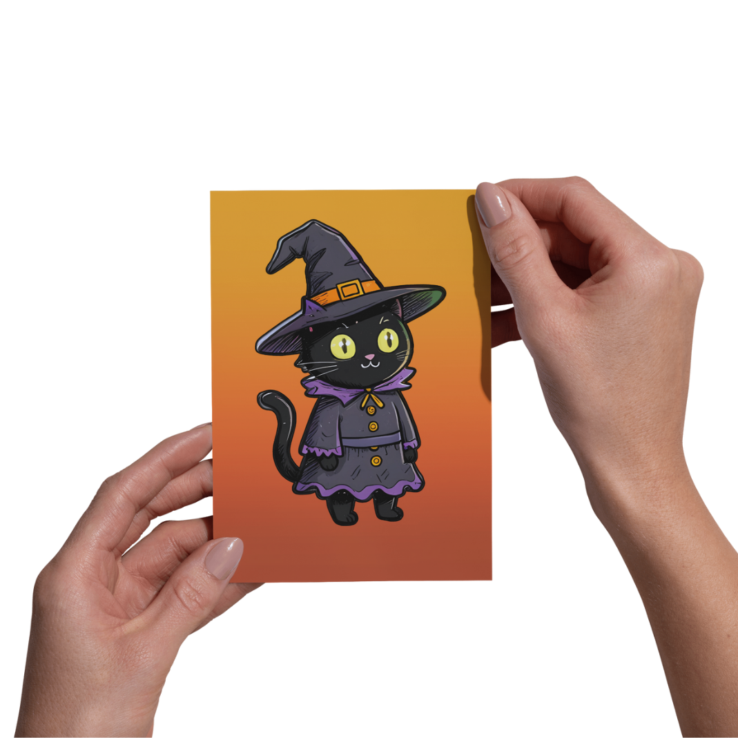 4X6 Art Print | Cats in Costume | Postcard
