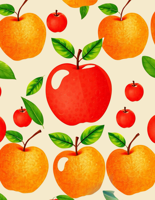 Magnetic Locker Wallpaper - Fruit Based Backgrounds 4 sheets