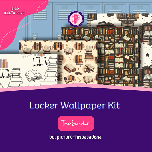 Magnetic Locker Wallpaper - Your Brand - The Scholar