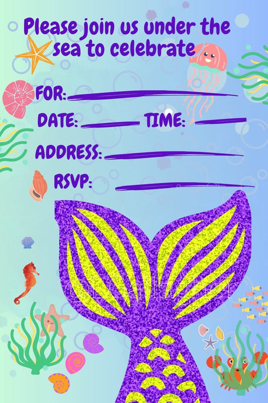 Custom Children's Birthday in a Box / Birthday Invitations / Birthday Games