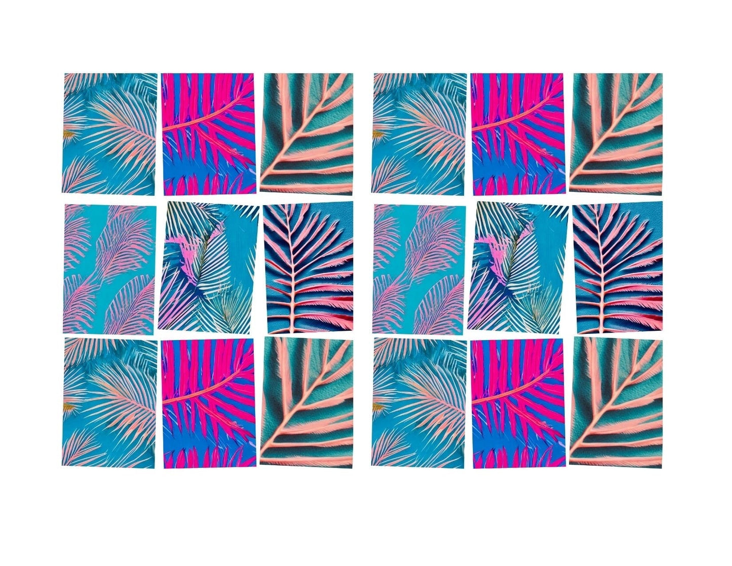 Tropical Postcards, Palm Tree Decor, Writing Gifts - Palm Trees by LIZA GALLAGHER