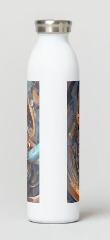 Watercolor Printed Water Bottle 20oz