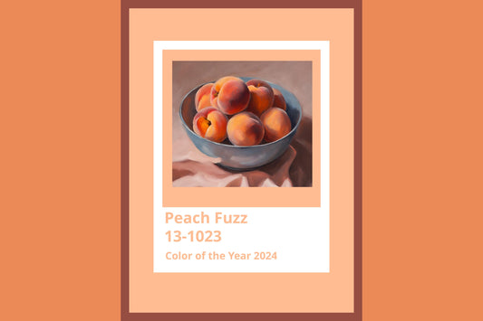 Peach Fuzz Stickers - 9pcs