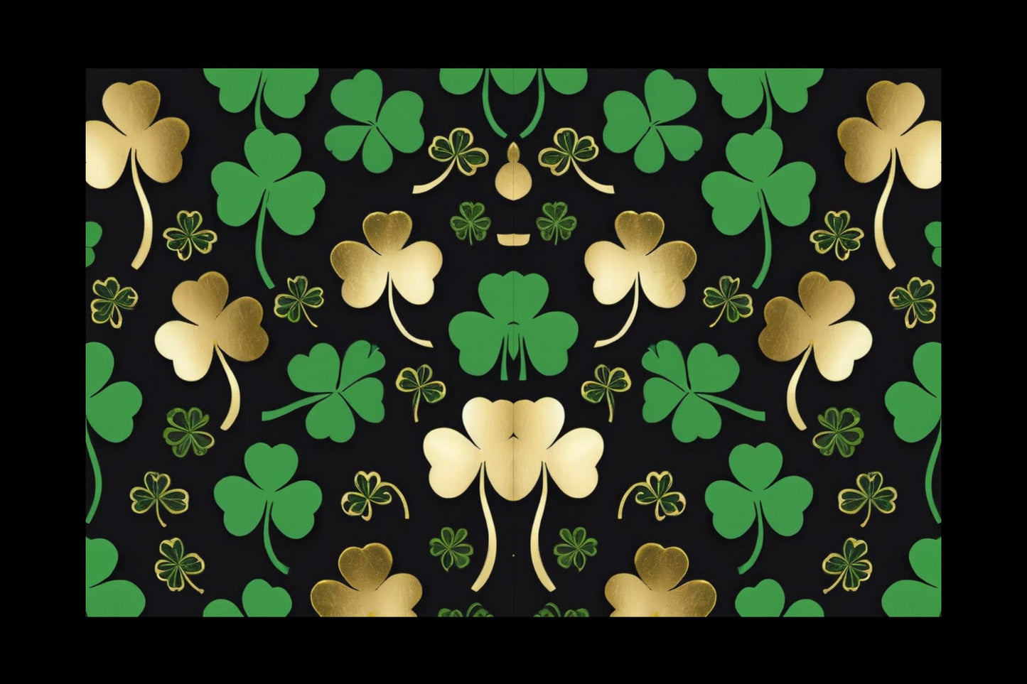 Shamrock Sticker Set of 6, Shamrock Decal, Water Resistant Stickers