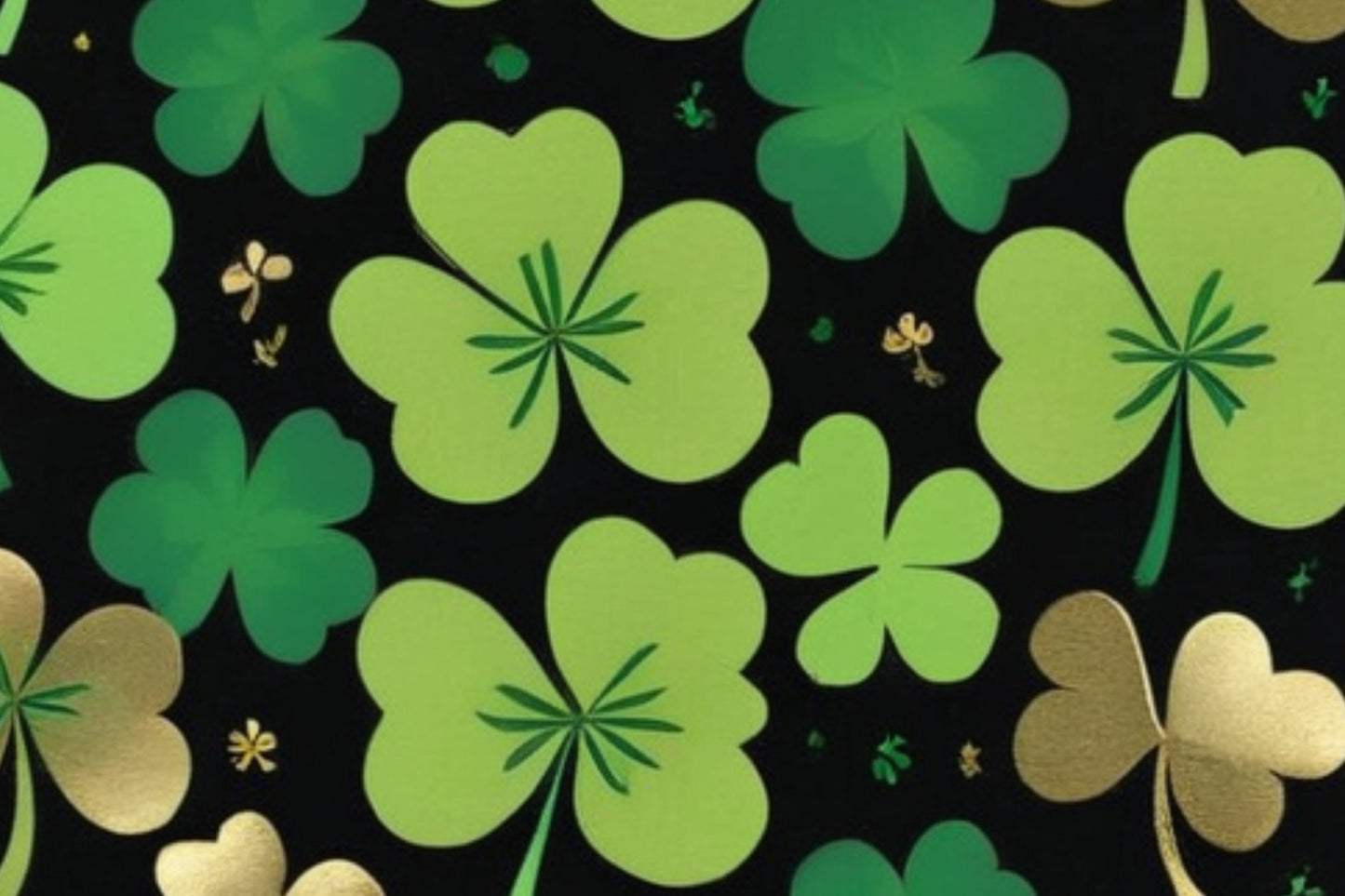 Shamrock Sticker Set of 6, Shamrock Decal, Water Resistant Stickers