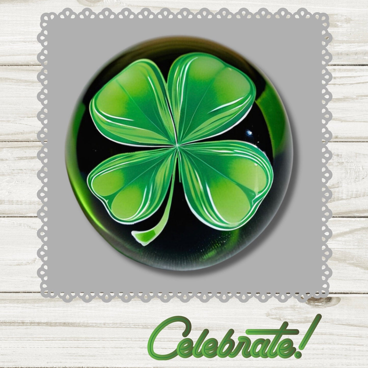 Shamrock Magnet Set. 7 pc