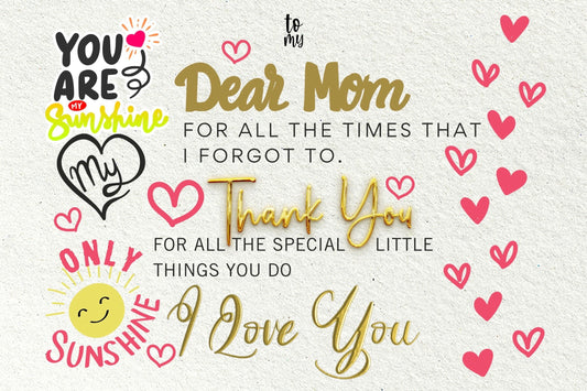 Mothers Day Card with Magnetic Frame / 4”x6”