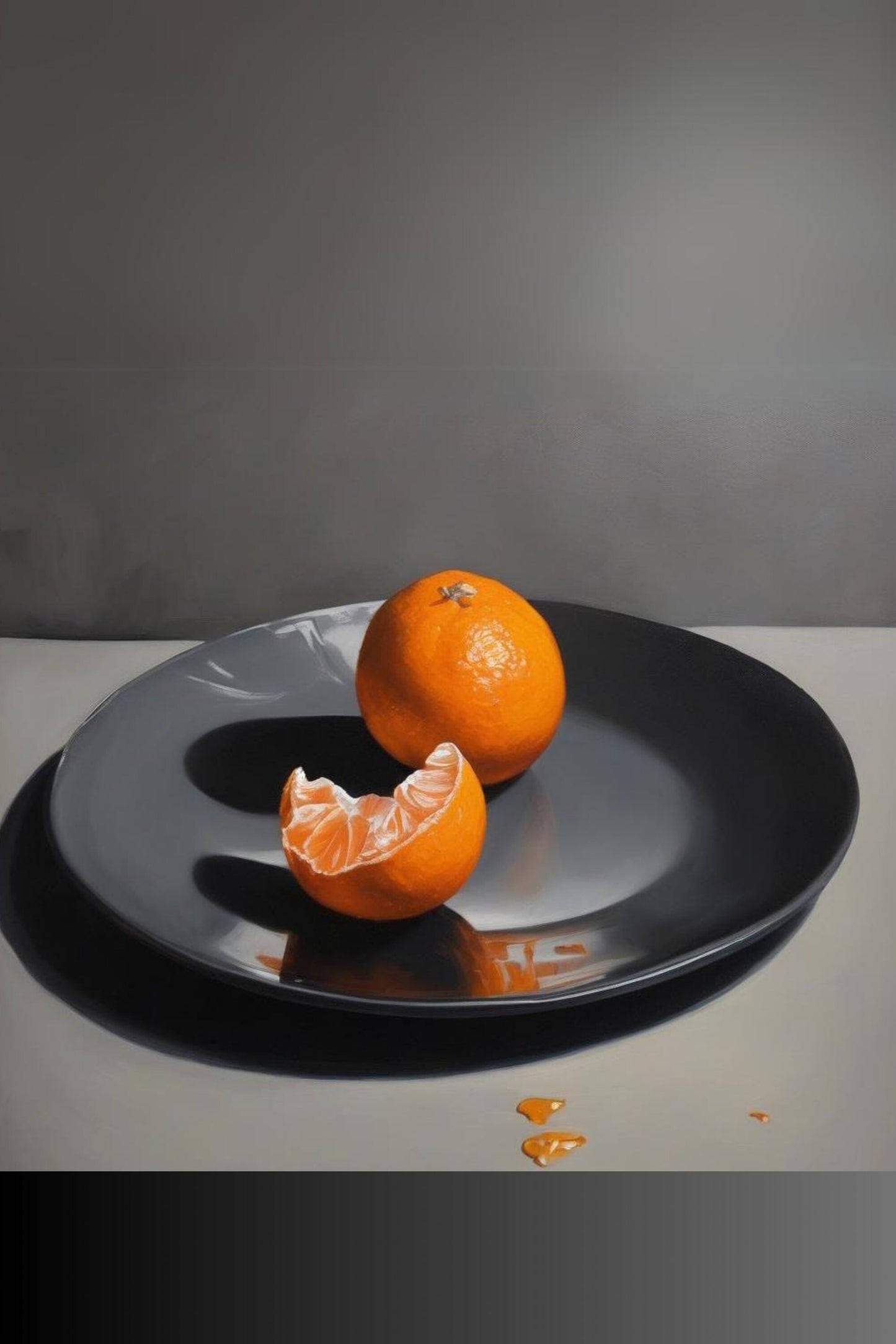 Tangerine Print - Small Unframed