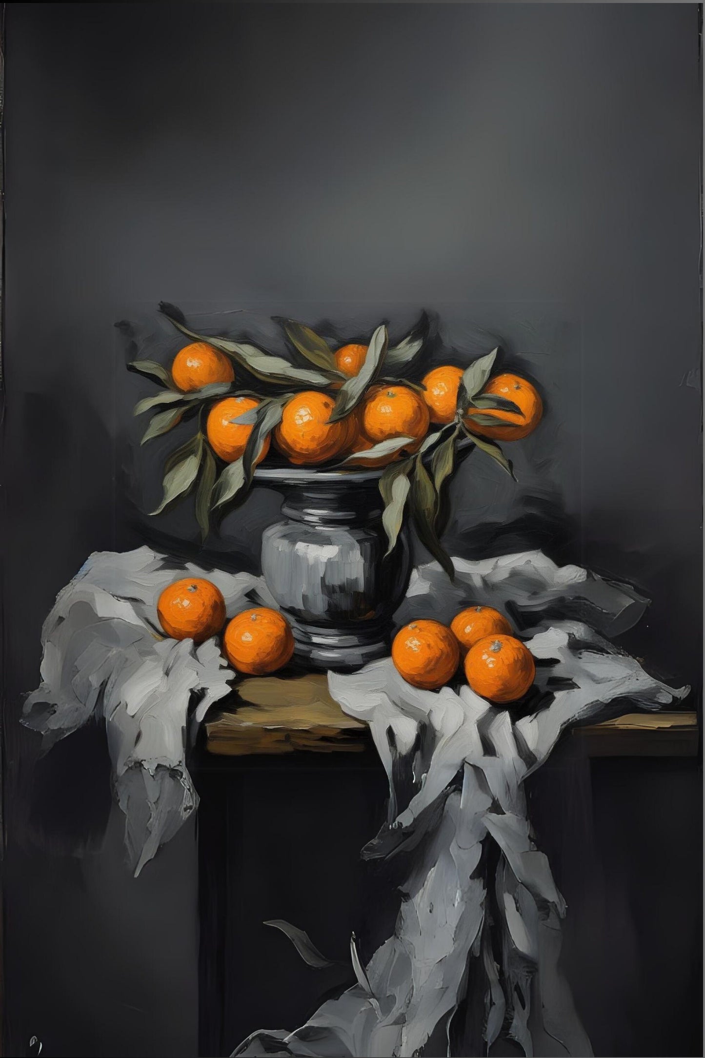 Tangerine Print - Small Unframed