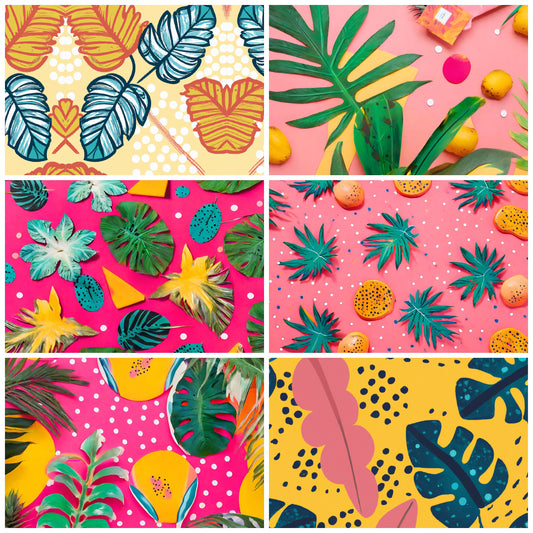 Magnetic Locker Wallpaper - Tropical Paradise II - 16 and 32 Panels