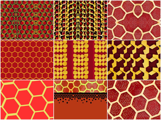 Magnetic Wallpaper - Watson Collection - Honeycomb