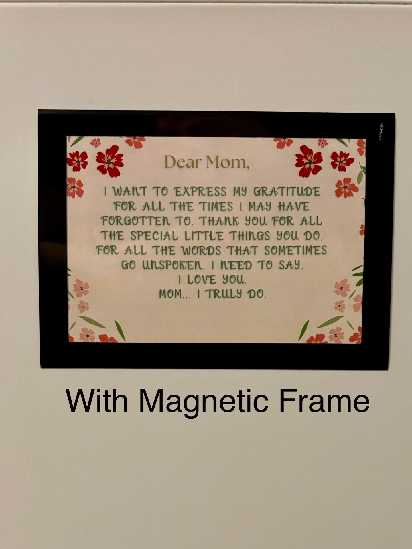 Mothers Day Card with Frame / 4”x6”