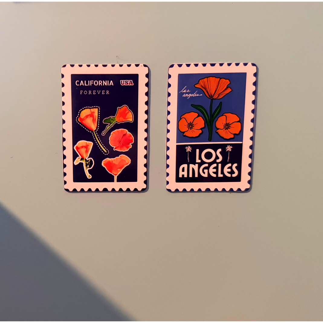 Postage Stamp Magnets