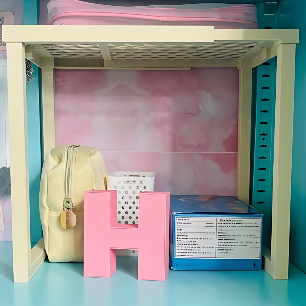 Locker Shelf - Adjustable Width or Floating Style | Multiple Colors