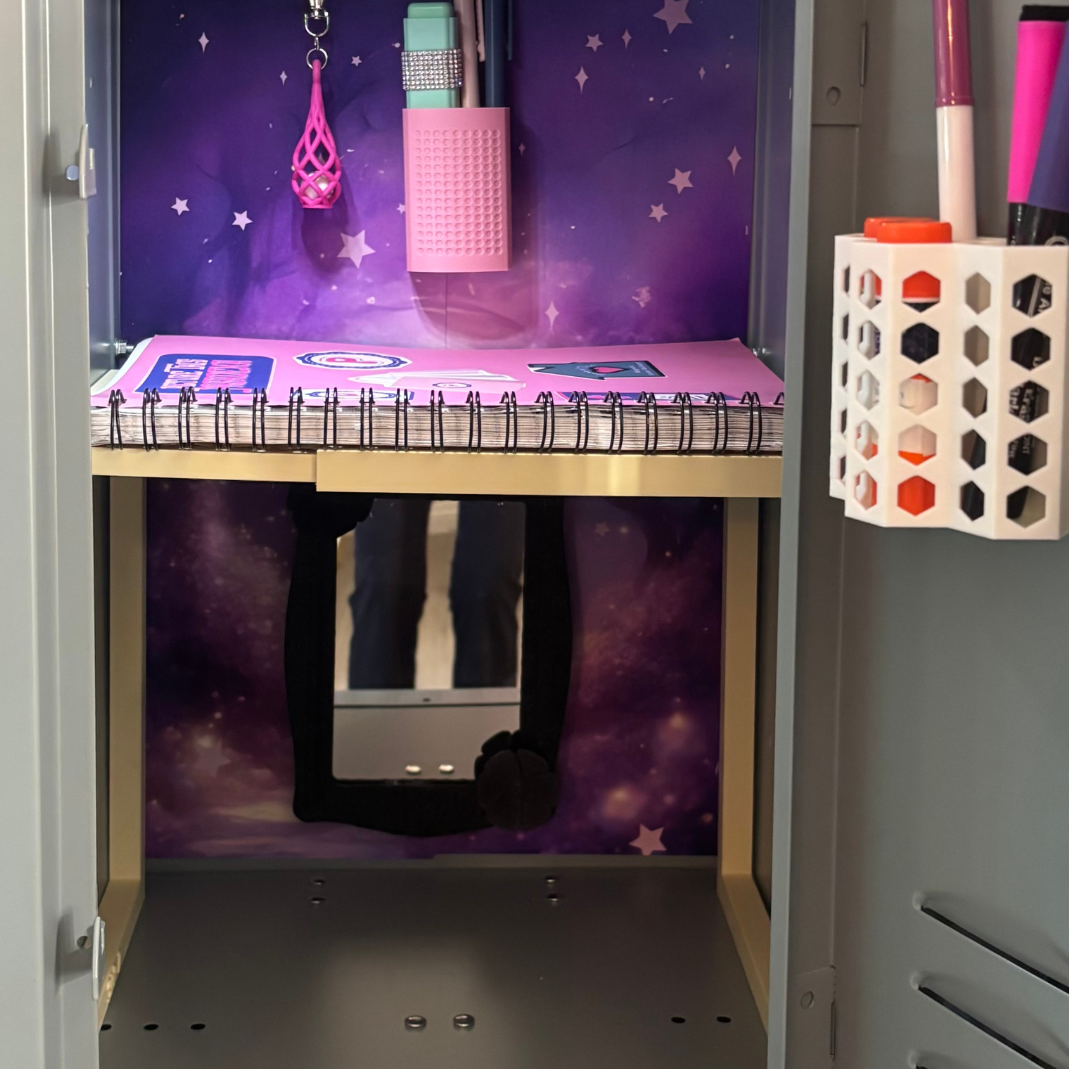 Locker Shelf - Adjustable Width or Floating Style | Multiple Colors