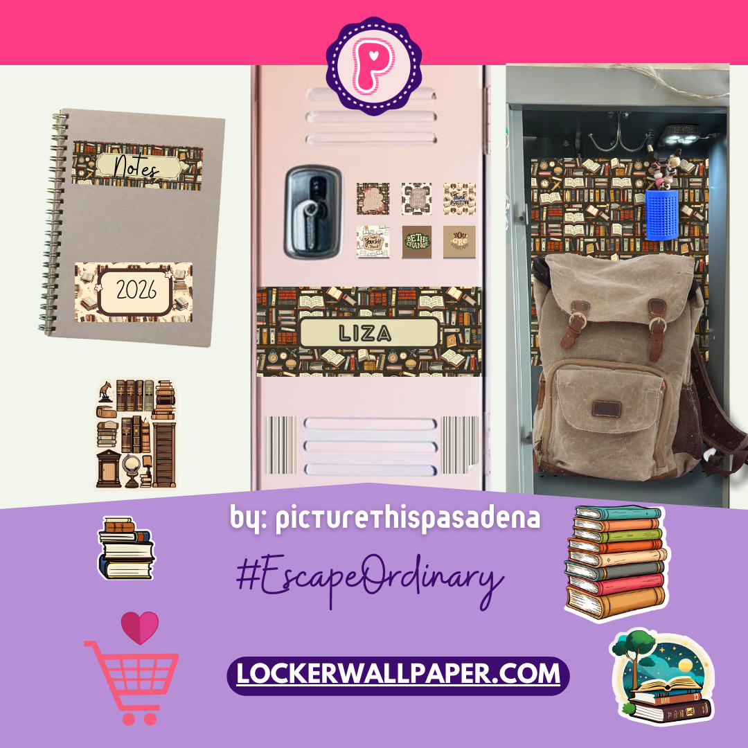 Magnetic Locker Wallpaper - Your Brand - The Scholar