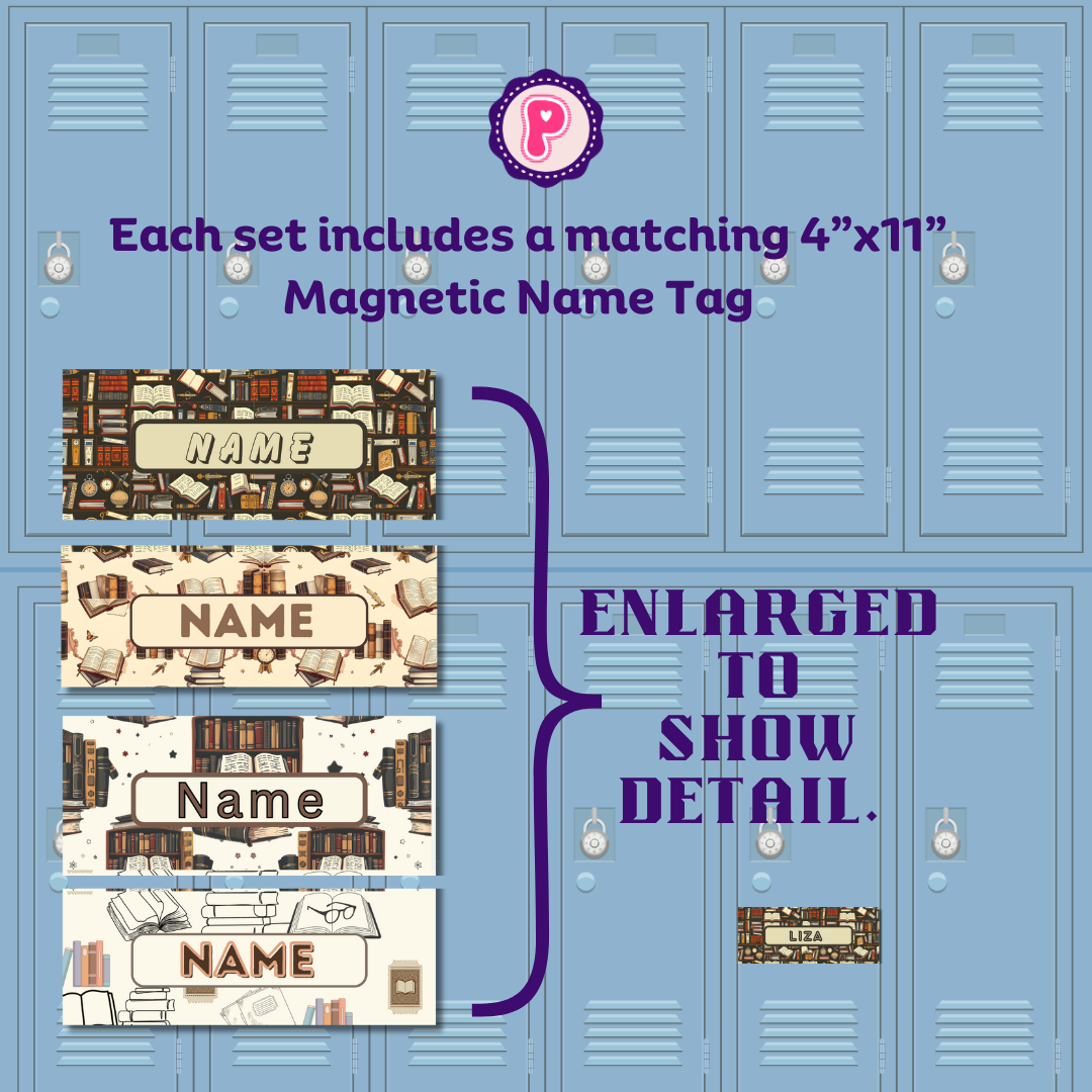 Magnetic Locker Wallpaper - Your Brand - The Scholar