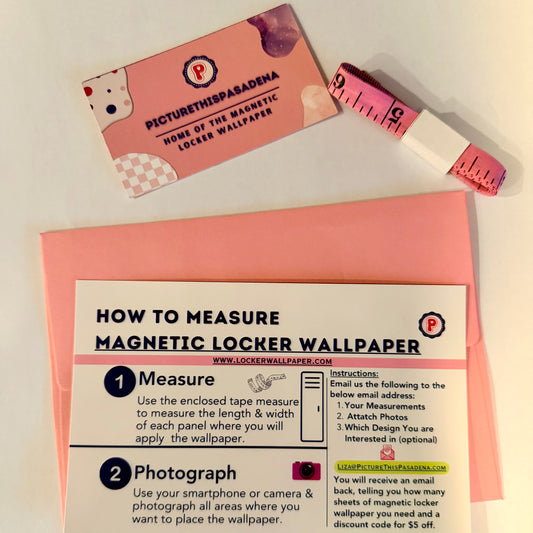 Locker Wallpaper Measurement Kit