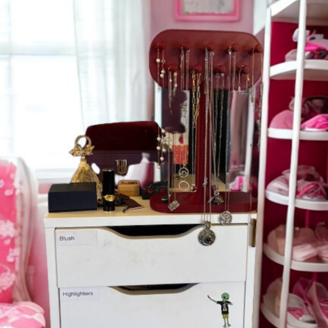 Necklace Stand Jewelry Organizer Made in USA