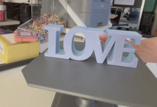 Holographic Love Sculpture - Made in the U.S.A.