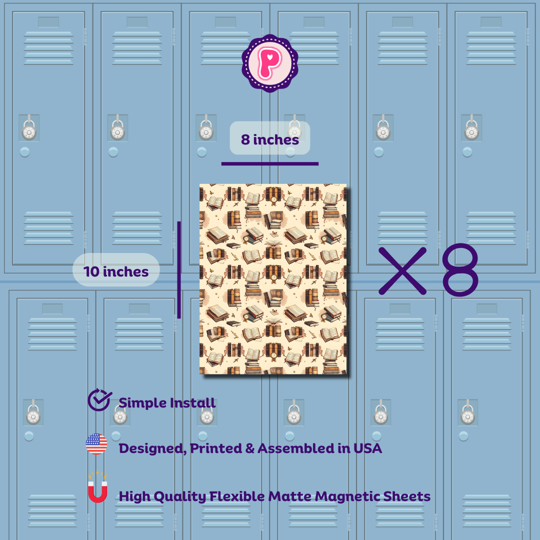 Magnetic Locker Wallpaper - Your Brand - The Scholar