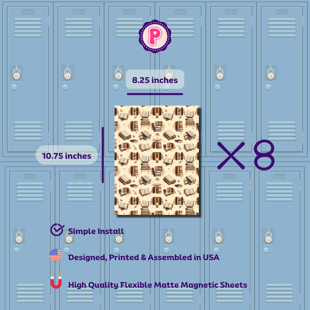 Magnetic Locker Wallpaper - Your Brand - The Scholar