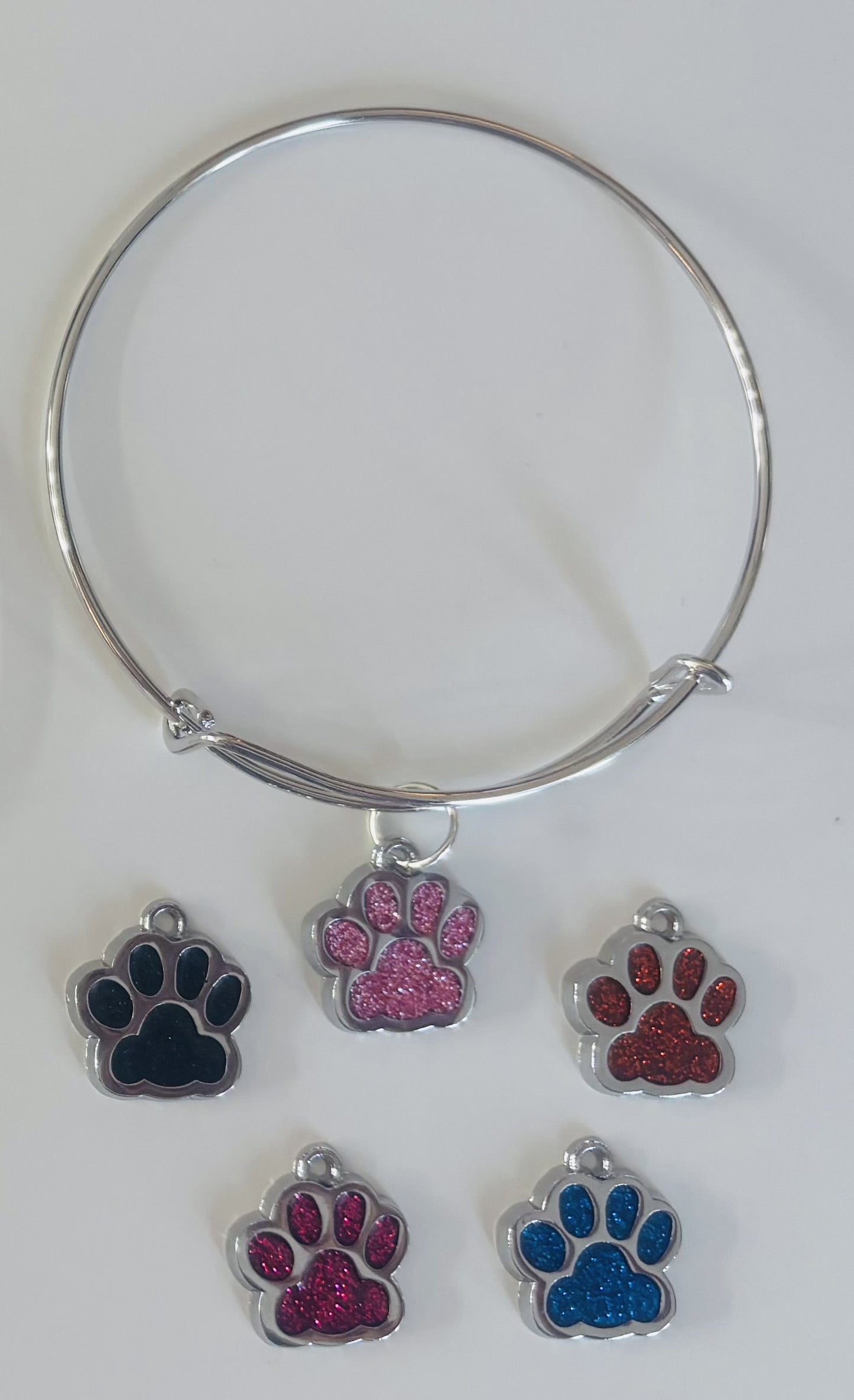 Paw Print Bracelet Dog Paw Bracelet