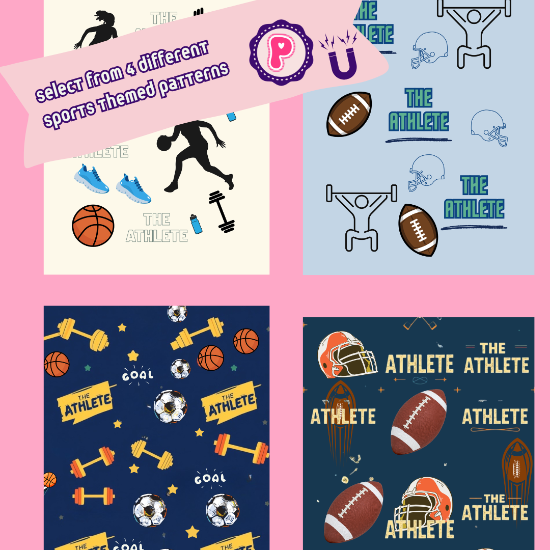 Magnetic Locker Wallpaper - Your Brand - The Athlete