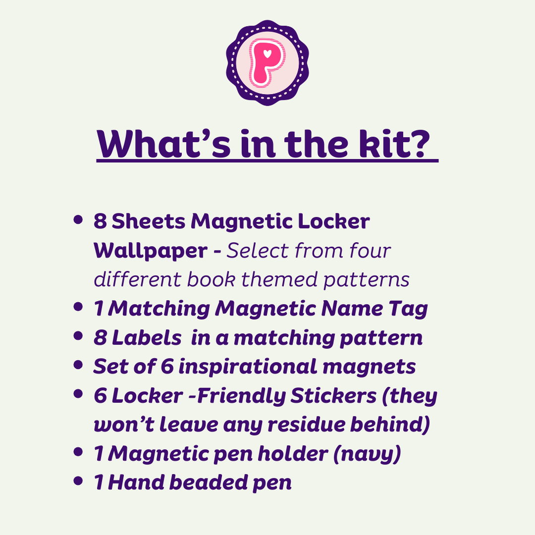 Magnetic Locker Wallpaper - Your Brand - The Scholar